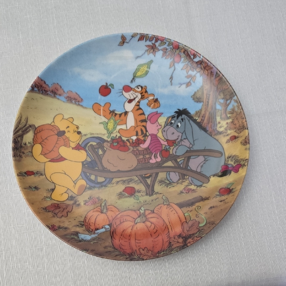 Winnie The Pooh Piglet Eeyore And Tigger Bradford Exchange Plate #5